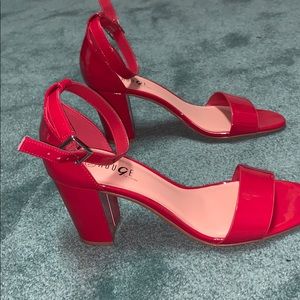 Block heels brand new never worn